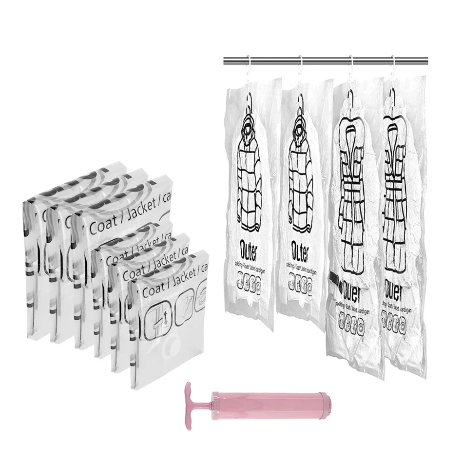 옷걸이 수납 공간 절약형 진공 밀봉 정리함, 홈 옷장 옷장 먼지 커버  Best Top5