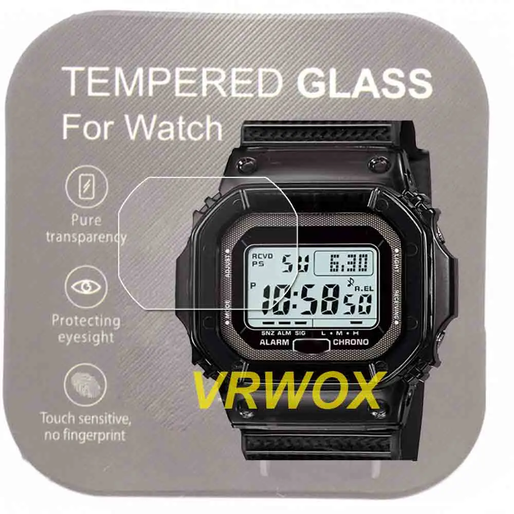 3Pc Protector Per Gw-M5610 Gw-M5630 Gw-S5600 Gls-5600 Glx5600 Dw-D5600 Gw-M5600 G-5600 Vetro Trasparente E Tpu Nano Screen Protector