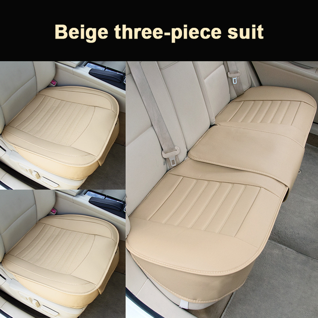 PU Leather Car Seat Cover Comfortable And Breathable All Year Round Protector The Car Seat Auto Cushion Accessories