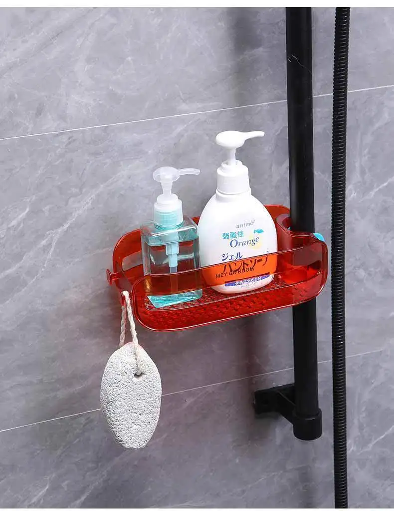 Bathroom Shower Gel Soap Rack Kitchen Faucet Rack Perforated Pool Sponge Drain Hanger Kitchen Organizer Bathroom Accessories 27 Bathroom Shower Gel Soap Rack Kitchen Faucet Rack Perforated Pool Sponge Drain Hanger Kitchen Organizer Bathroom Accessories