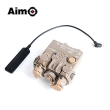 

Tactical DBAL-A2 Laser Indicator No IR Green Laser LED Strobe Light Fit 20mm Picatinny Rail PEQ-15 Airsoft Hunting Weapon Sight