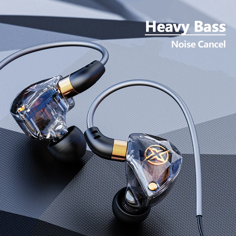 Karaoke HiFi Wired Headphones With Mic Singing Living Headset 3.5mm AUX Heavy Bass Noice Cancelling Earphone 1.2M 3M KTV Music 3