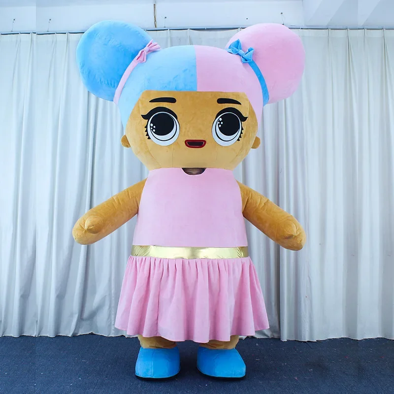 2pcs Inflatable Both Baby Boy And Girl Mascot Costume Suit Animal Character Inflated Garment for Party Events Adult Hot Sale