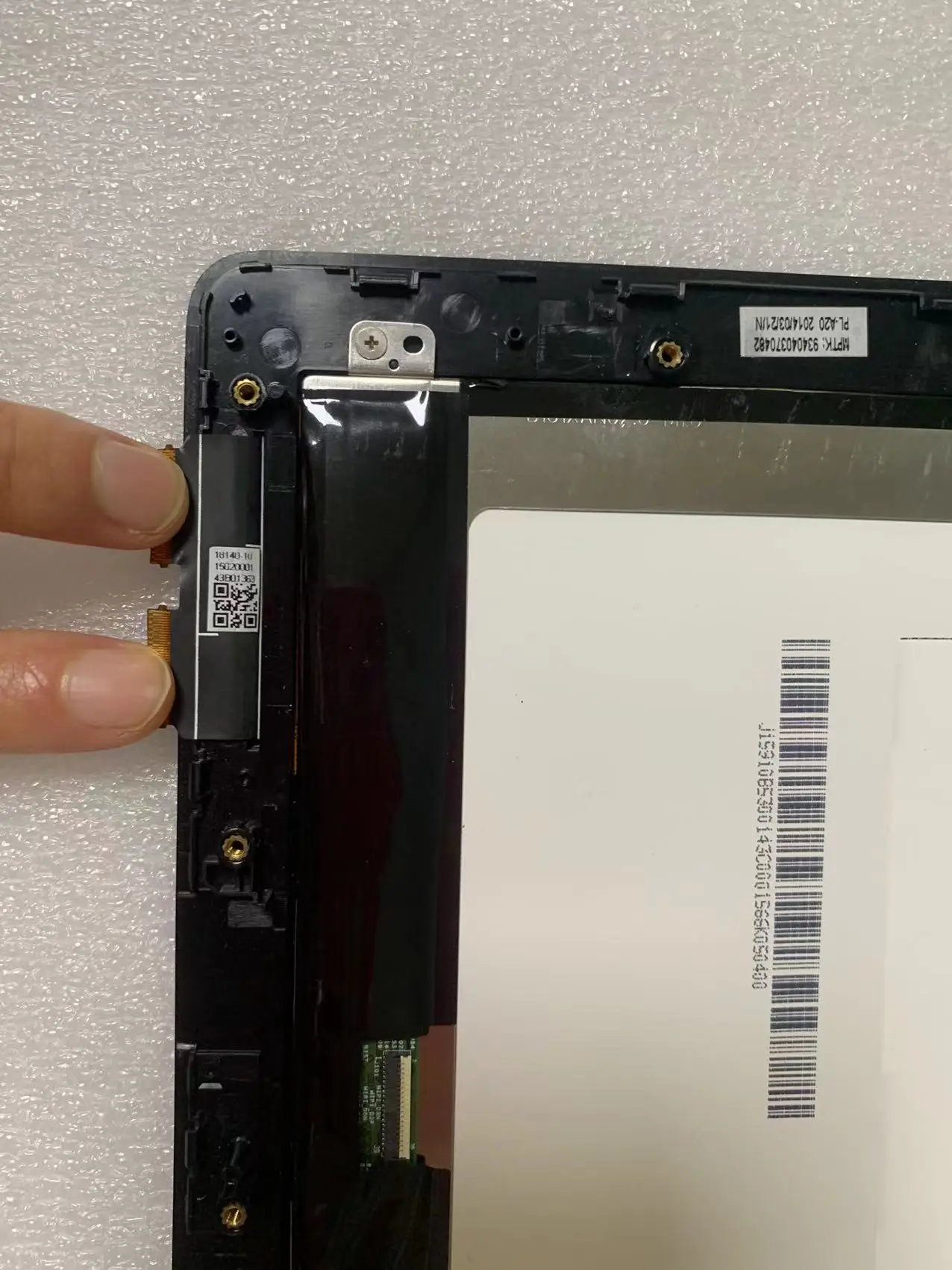 Original para Asus Transformer Livro T100tal Display Lcd com Tela Sensível ao Toque Montagem com Moldura - Imagem 2