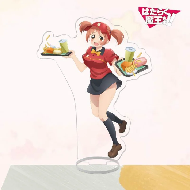 Anime The Devil Is a Part-Timer! 2 Acrylic Stand Model Doll Hataraku Maou- sama! 2 Action Figure Toy Decoration Model Plate Gifts - AliExpress