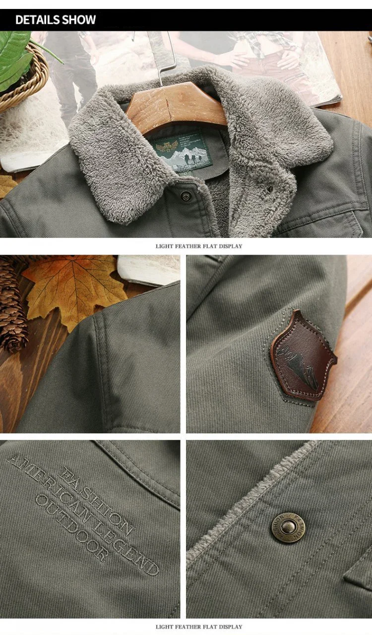 Sb0711ed9b77046be8b508fe92bf14579M Top Thick Casual Cotton-padded Men Clothing Men's Cotton Winter Clothes Lapel Warmth Thick Down Jacket Youth Thick Down Jackets Mallzona