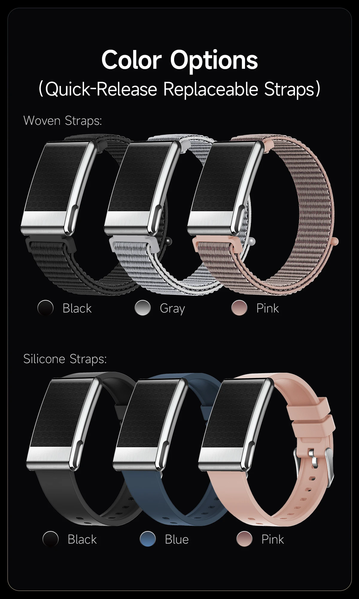 New No Screen Health Bracelet Precise Heart Rate Blood Pressure ECG Monitor Call Reminder Smart Watch Sport Band Fitness Tracker