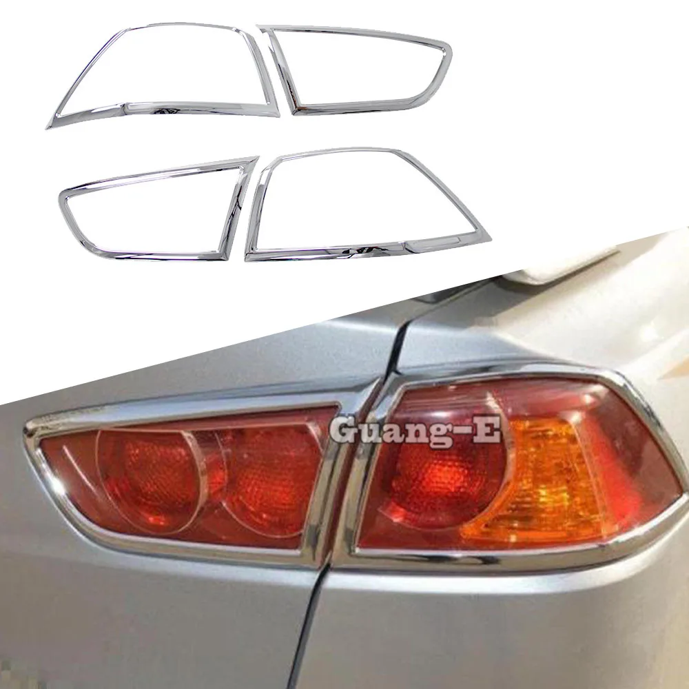 

Хромированная Крышка для Mitsubishi Lancer EX 2010 2011 2012 2013 2014 2016 2017 ABS задсветильник фара задняя фара рамка для бровей