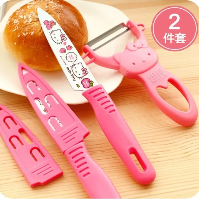 Hello Kitty Knife Set Multi-Functional Knife Cute Fruit Knife