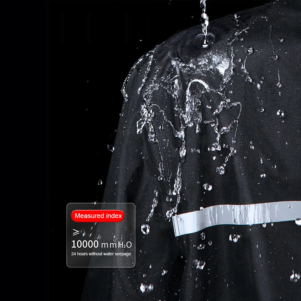 Raincoat and Rainpants Suit Waterproof Full Body Rainstorm Prevention Riding Reflective Split Raincoat for Motorcyclist Rider