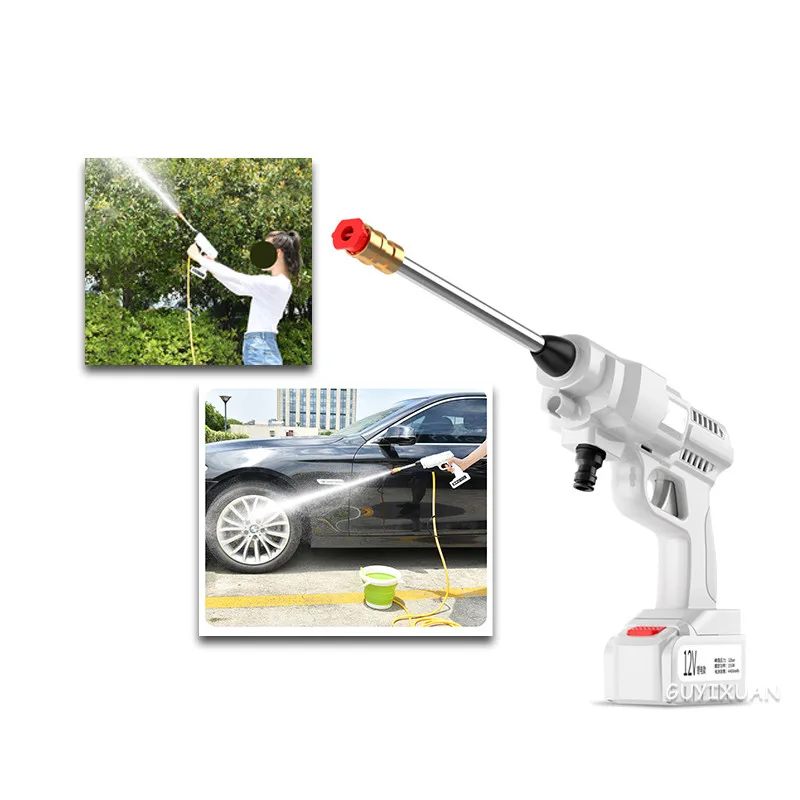 

Home Car Wireless Car Washer Portable High Pressure Water Pump Water Gun Rechargeable Lithium Battery Outdoor Cleaning Artifact