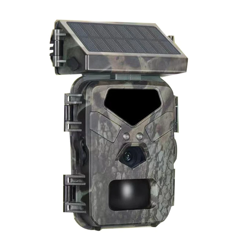 

1 PCS Mini700 24MP Hunting Camera Outdoors Waterproof IP65 Wild Animal Research With Solar Panels