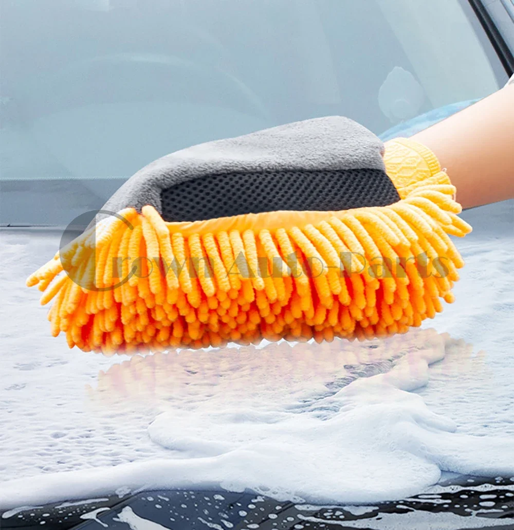 1/3/5pcsCar Wash Glove Coral Mitt Soft Anti-scratch for Car Wash Multifunction Thick Cleaning Glove Car Wax Detailing Brush