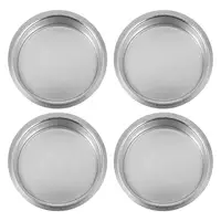 4pcs Holder Iron Cups Aromatherapy Making Cup Metal Tins Wedding Centerpieces Container Tealight Base 41x41x17MM 5