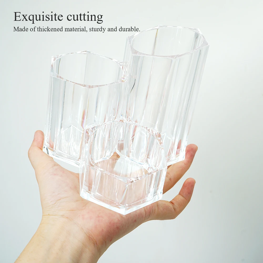 Lipstick Makeup Brush Pen Holder Transparent Storage Rack Desktop Cosmetics Storage Box Office Desk Acrylic Box Home 5