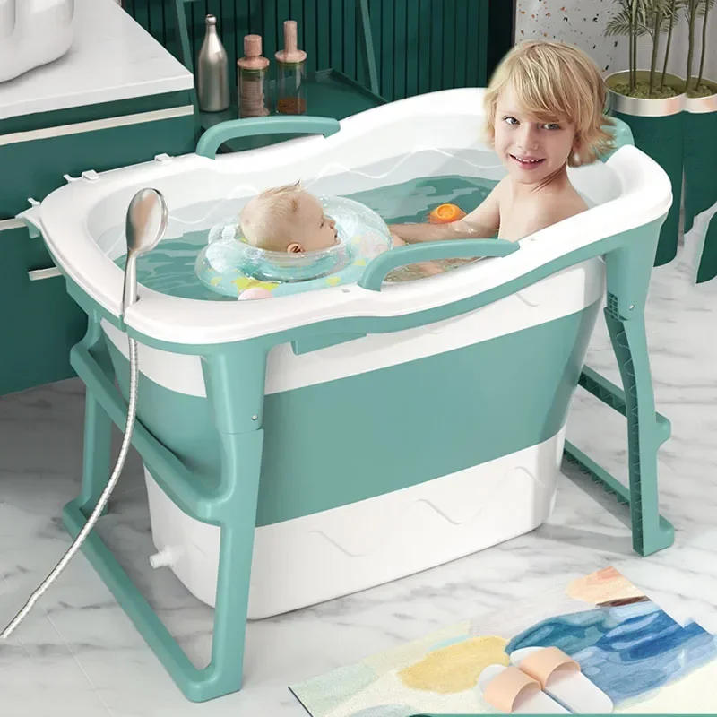 

Babies Stand Portable Bathtubs Adult Folding Bath Barrel Full Body Portable Bathtubs Child Ducha Portatil Products Bath XY50PB