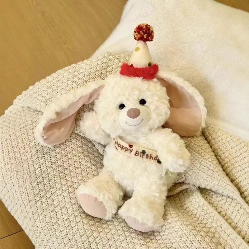 30 cm Roztomilý barevný motýlek Králík a psí panenka Plush Toy Hug Dop Panels Childay Givery Gift Polštář Domácí pokoj Ložnic