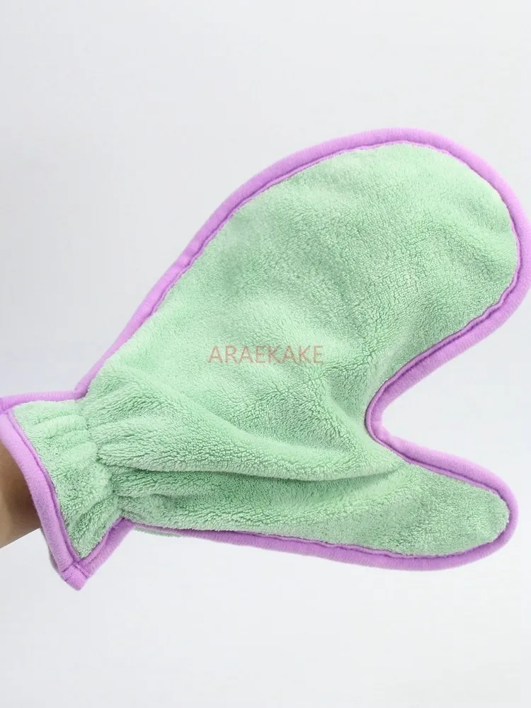 Pet it, new pet absorbent towel, ultra-fine fiber portable, cat and dog drying gloves, solid color pet bath