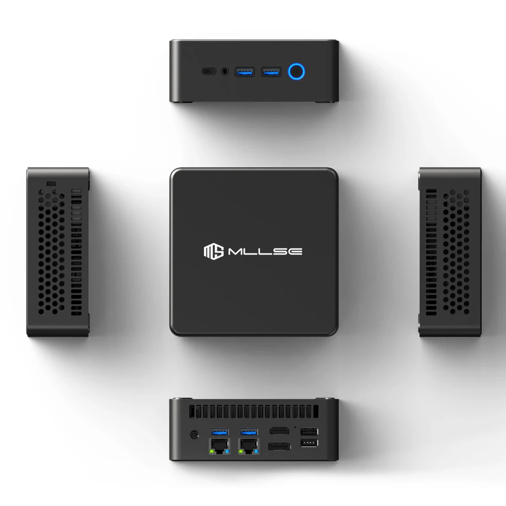 MLLSE K2 Mini PC AMD Ryzen 7 7735HS 8C/16T DDR5 16G RAM 1TB ROM SSD Window 11 Pro BT5.2 WiFi6 RZ608 Desktop Gaming Computer 6