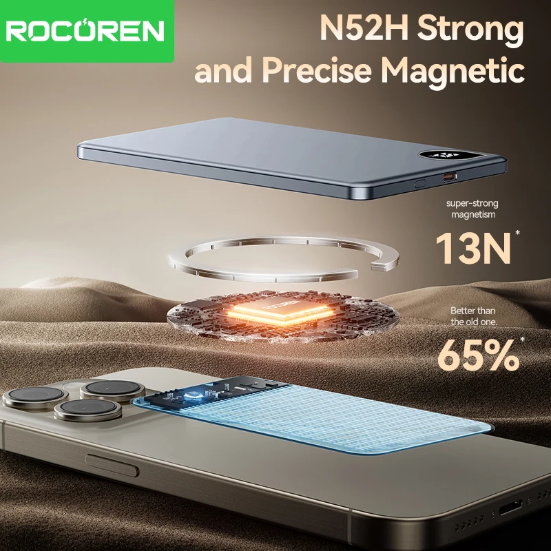 Power bank 10000mAh 5000mAh magnetic fast charging portable wireless charger battery iPhone 17 16 Pro Max