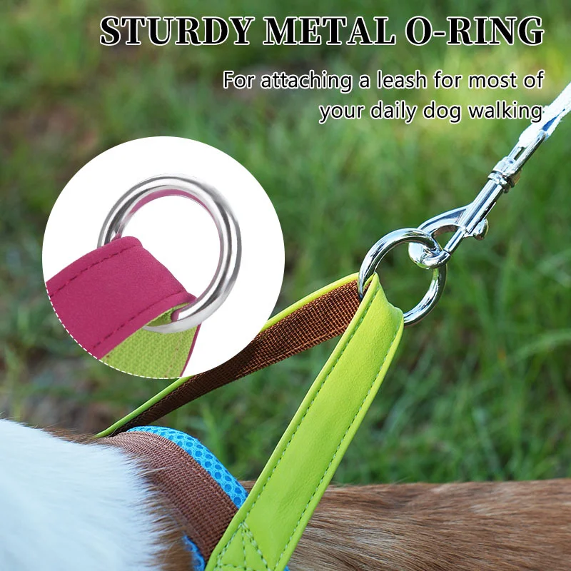 Detalhe do peitoral Nóva HP340 mostrando tiras, costuras e ajuste regulável