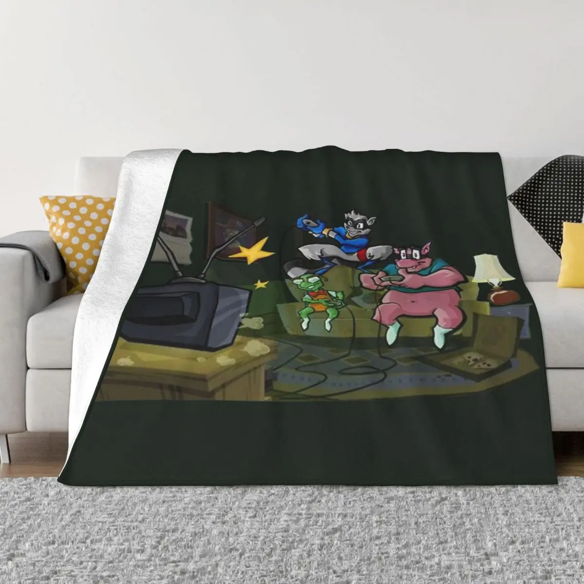 Copriletto Sly Cooper Coperta Sul Letto Copriletto Trapuntato Per Letto Matrimoniale Tenere Al Caldo