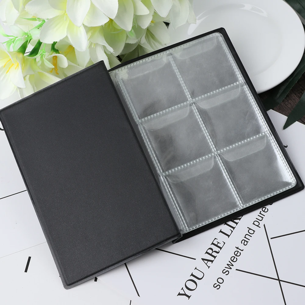 10 Pages 60 PocketsCoins Collection Book Organizer Coin Storage Household Storage Collection Supplies Pockets Album Silver Dolla