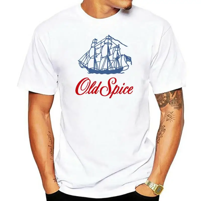 T-Shirt Deodorante Nautico Aftershave Sailb Harajuku Top Cologne Ship Clipper Old Spice Retro Fashion Classic Unique