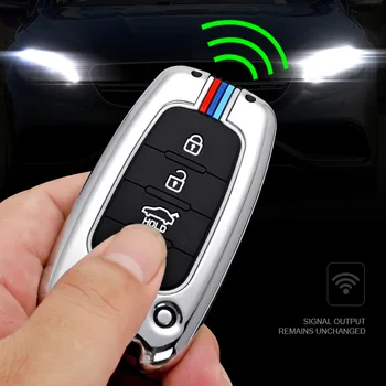 Guscio della copertura della chiave dell'auto in lega di zinco per Hyundai Sonata Tucson NX4 Santa Fe portachiavi portachiavi portachiavi portachiavi 2020 2021 2022 3 Guscio della copertura della chiave dell'auto in lega di zinco per Hyundai Sonata Tucson NX4 Santa Fe portachiavi portachiavi portachiavi portachiavi 2020 2021 2022 - Guscio della copertura della chiave dell auto in lega di zinco per Hyundai Sonata Tucson