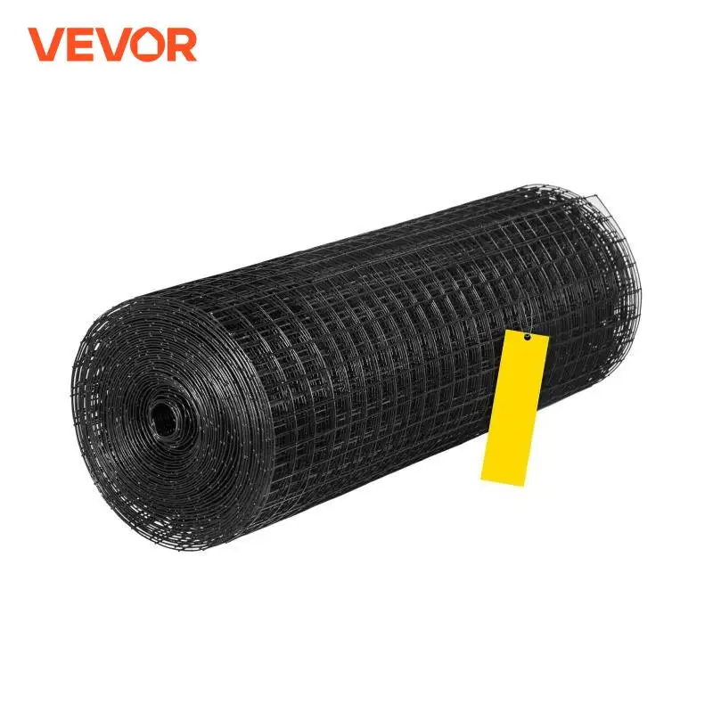 Garden Fence Hardware Cloth 48inx50ft 1x1in Mesh Size Galvanized Steel Vinyl Coated 16 Gauge Chicken Wire Fencing for Garden Fencing