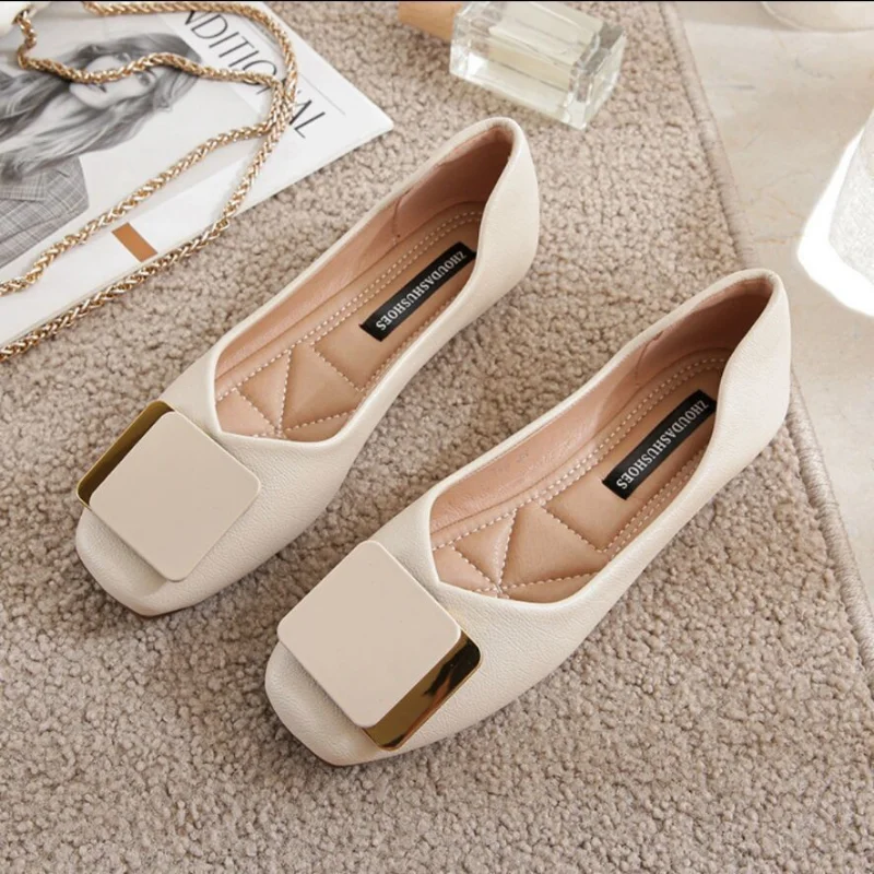 さらに100円引き◆JILLSTUART◆square toe flat shoes Amazon.com | AIUZO Flat Shoes for Women with Mesh Knitted