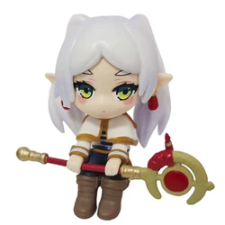 Frieren Beyond Journey's End Anime Character Cute Sitting Posture Figure - PVC Collectible Holiday Gift Toy (1pcs)