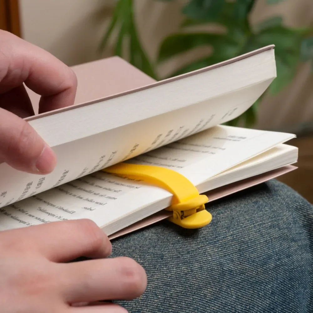 Bookmarks Stationery Supplies Silicone Bookmark 1/3/6Pcs Automatically Follows Page Flipping for Student Office Home