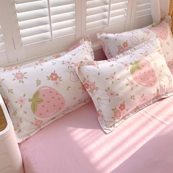 磨毛植物羊绒床品三件套 FS012芊芊生活 美国中号(被套203cmx228cm 枕套66cmx51cm)(可能FBA仓库发货)-6