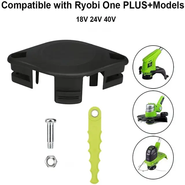 Ryobi 18V 24V 40V 2-In-1-Ben A Gyepvágó Vágófejet Műanyag Pengék Kerti Szerszámok Cserecsökkenése