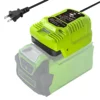 Mini Charger for Greenworks 40V Battery MAX 40V Battery 29462, 29472 and for Greenworks Other 40V Battery US Plug 2