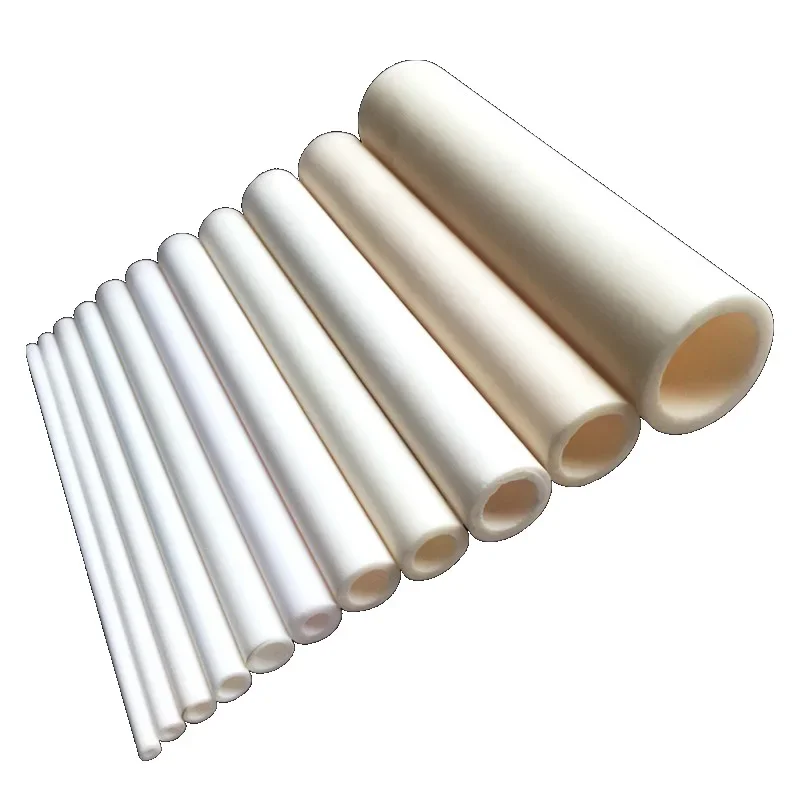 Aluminum Oxide Thermocouple Protection Ceramic Tube High Temperature Resistant Insulation Hollow ID 0.25-20mm, ceramic thermocouple tube