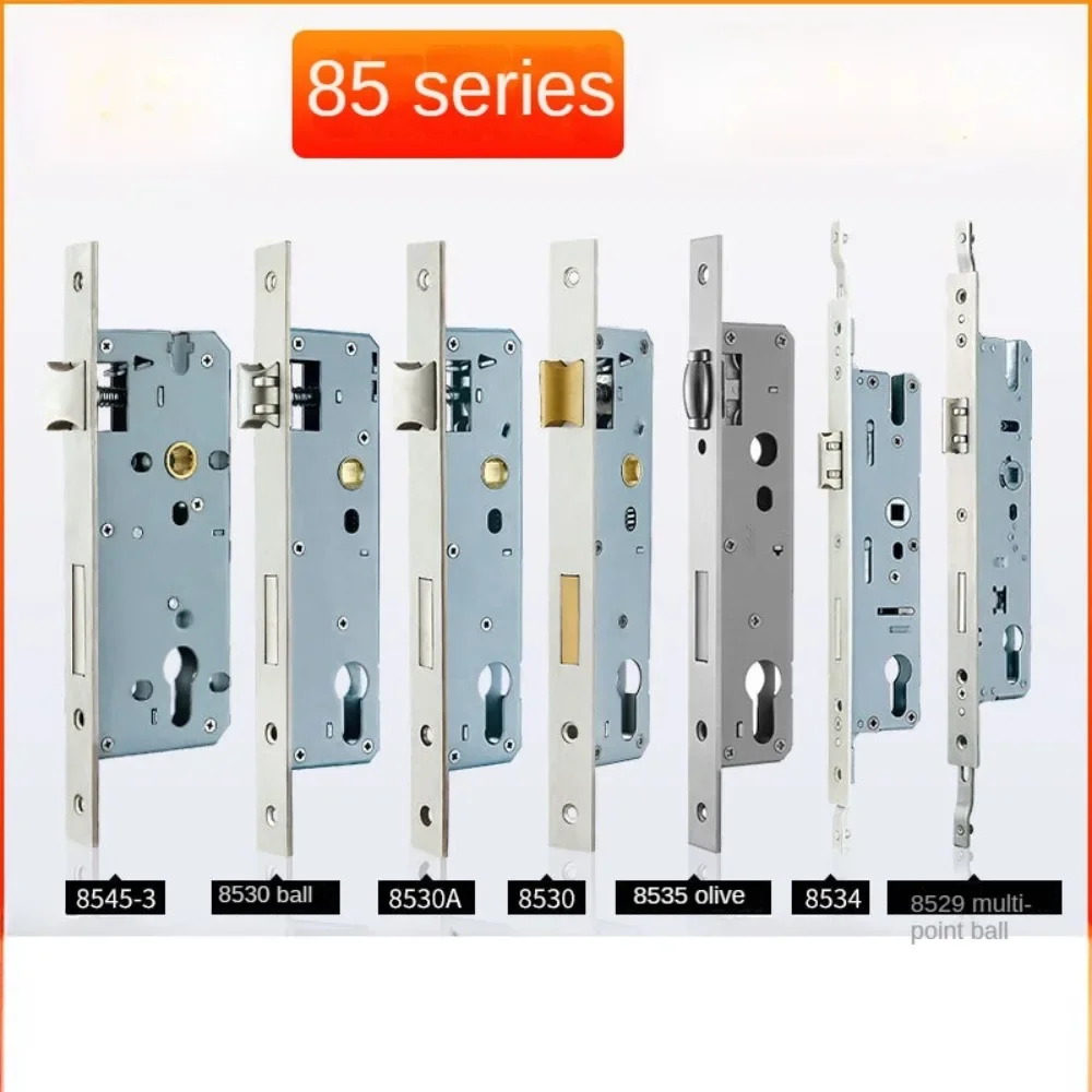 85mm series lock body, Stainless Steel inner door aluminum alloy door parts, indoor wooden door lock accessories