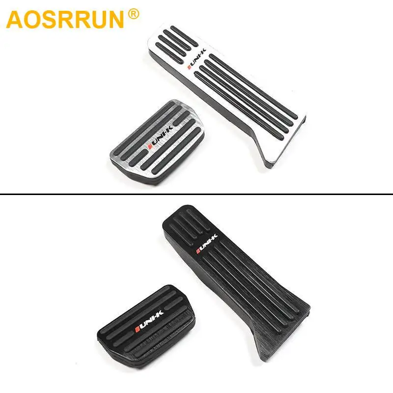 Stainless Steel Automobile Accelerator Pedal Brake Non-slip Pedal For Changan Uni-k Unik Car Accessories