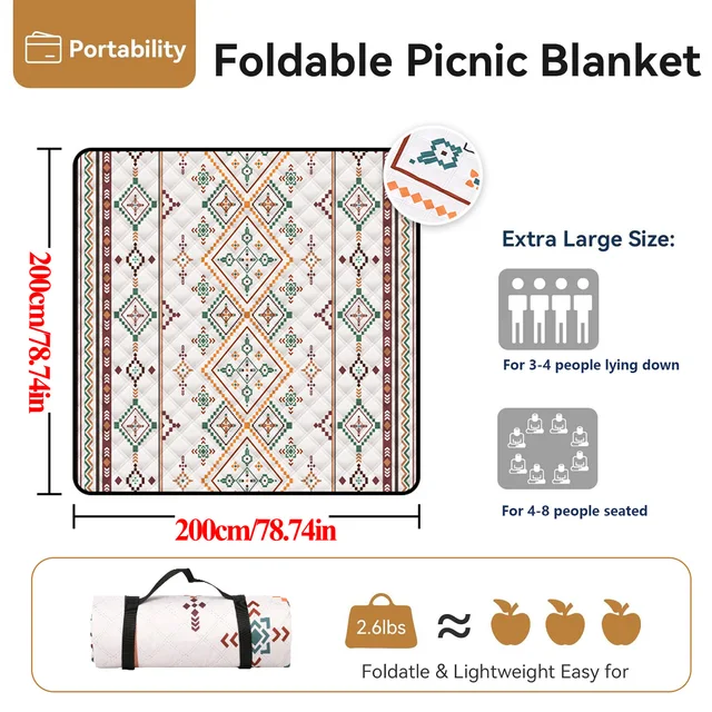 Waterproof Outdoor Picnic Blanket 2