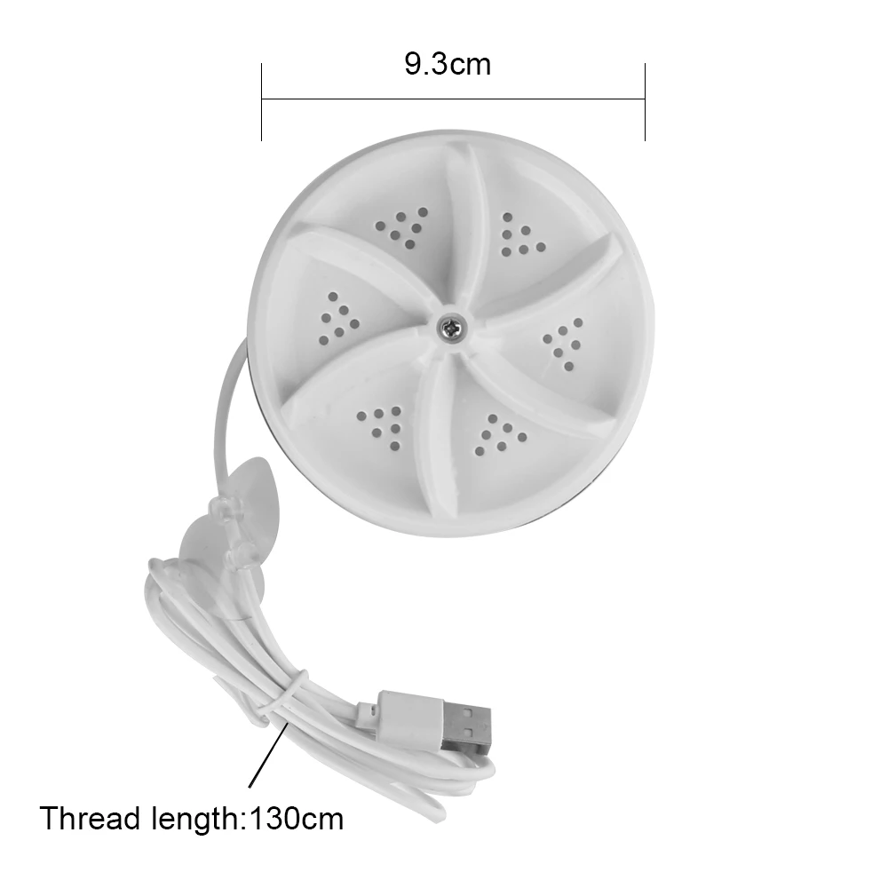 For Travel Home Business Trip Removes Dirt Washer Clothing Mini Washer Portable Rotating Turbine USB Wash Dishes Multifunction