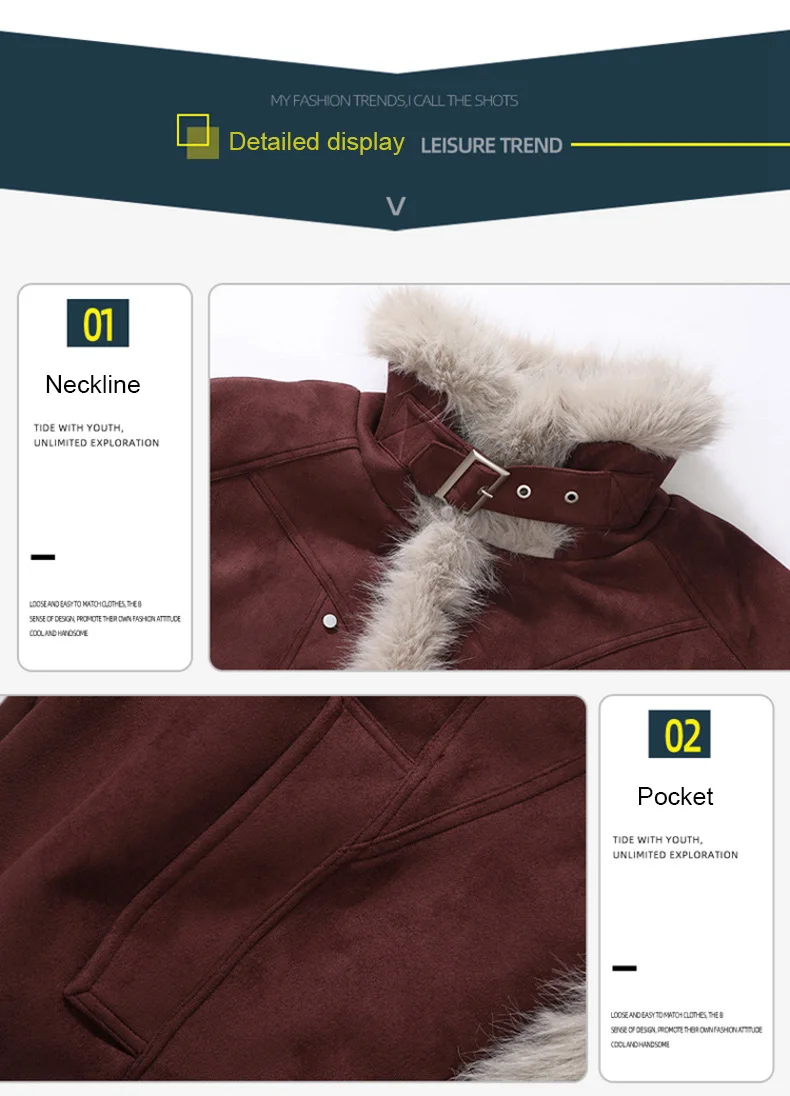 American Retro Mountain Carving Jacket Detail View