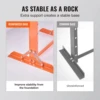 VEVOR 6/12 Ton Hydraulic H-Frame Garage Floor Adjustable Shop Press with Plates 6T/12T Orange for Garages or Professional Shops 4