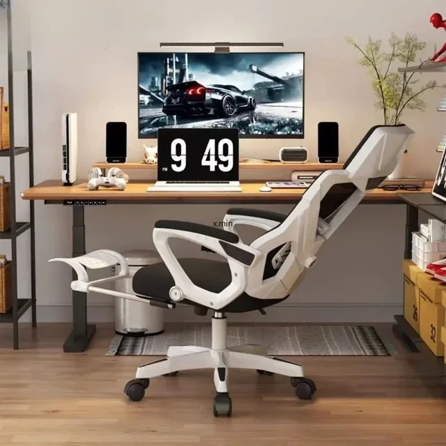 Comfortable Student Esports Chair Bedroom Computer Chair Home Ergonomics Chair Reclining Furniture Silla 2