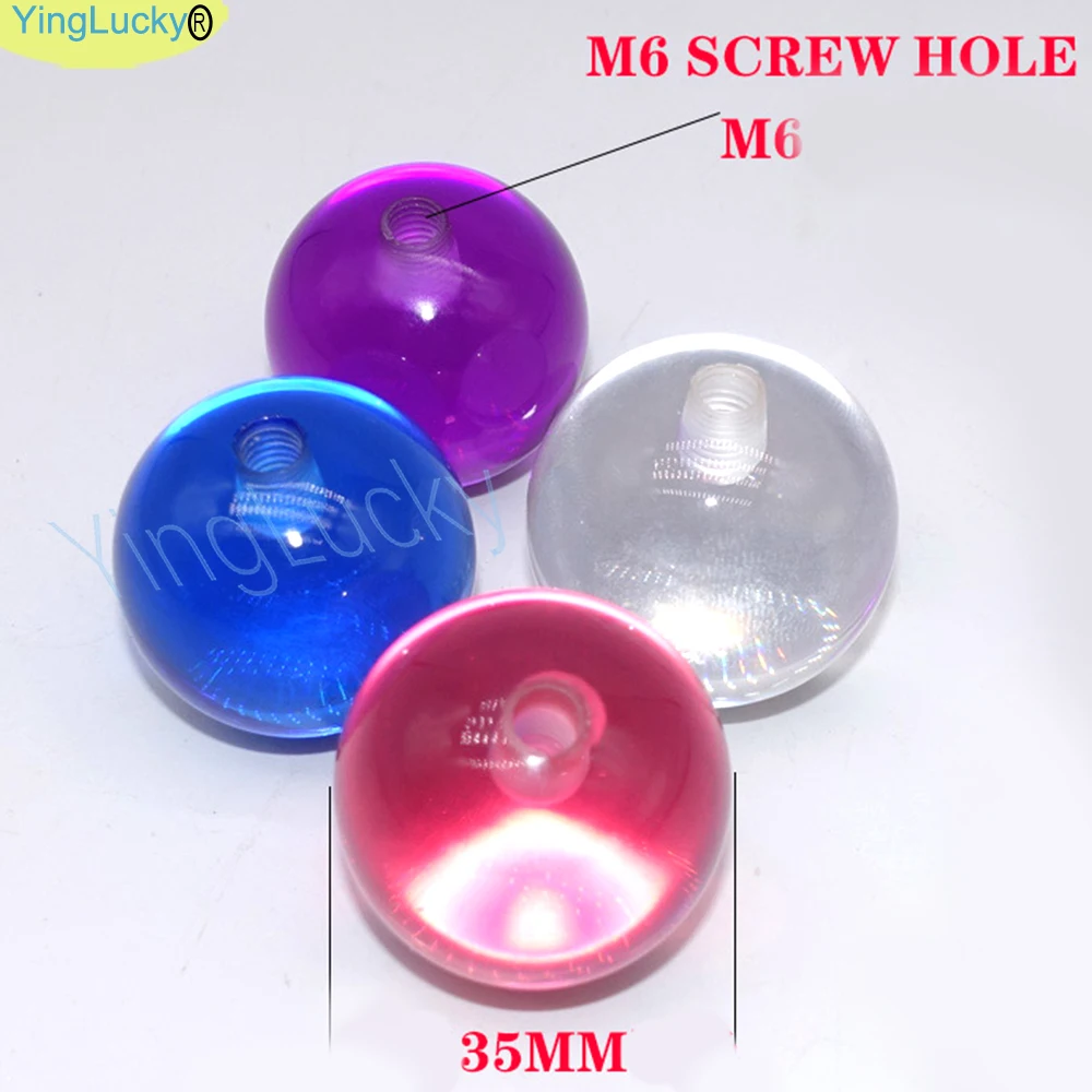 Clear Ball Top NOBI Head Bullet Cover Handle for Arcade Joystick DIY Projects