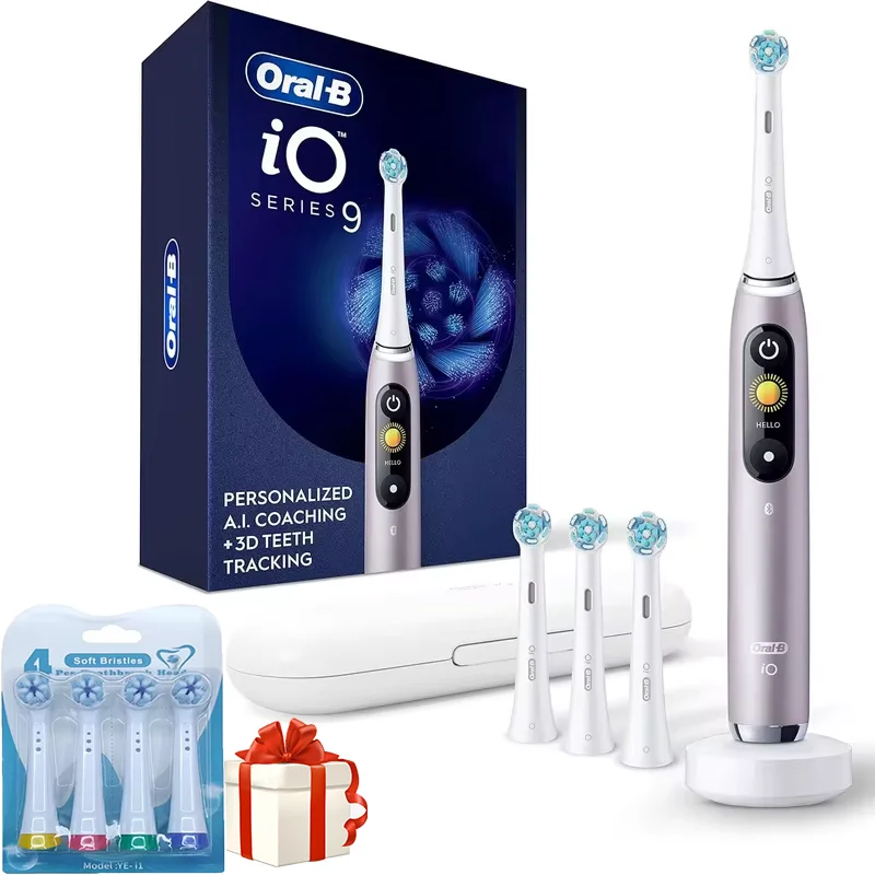 Oral-B Electric Toothbrush Oral B iO Series 9 Electric Toothbrush with 1 Replacement Brush Head 1 travel box 1 induction charger