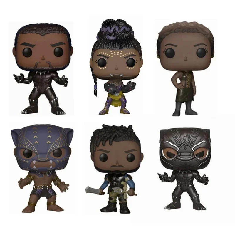thumbnail image 2 of FUNKO POP Anime Black Panther #273 #274 #276 #277 #278 Figura de acción de PVC Modelo coleccionable Juguetes para niños Regalo, 2 of 5