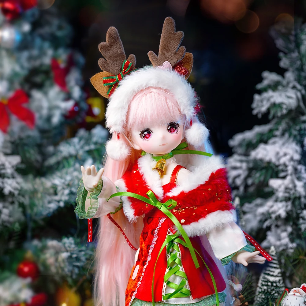

ICY DBS 1/4 BJD Dream Fairy Doll ANIME TOY Kawaii 16 inch Ball Joint Christmas Doll Full Set BJD 40cm SD