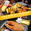 2in1 500ml Glass Oil Sprayer Oil Spray Bottle Oil Tank BBQ Kitchen Baking BBQ Picnic Kitchen Tools for Businesses 2