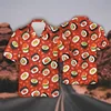 Hawaiian Delicious Fast Food Bento Sushi Shrimp Graphics Women's Beach Shirt Hip Hop Rice Ball Lapel Shirt Men's Top Shirt 5